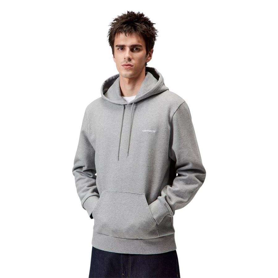Hooded Script Embroidery Sweatshirt felpa con cappuccio da uomo Carhartt WIP | I03539200DXX
